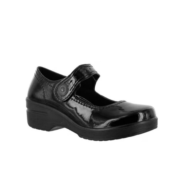 Easy Works by Easy Street Womens Letsee Slip Resistant Clogs Black 8.5 MSRP $70 - Picture 1 of 4
